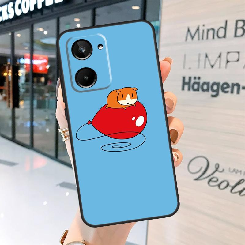 

Funny Guinea Pig Balloon Case For Realme GT7 Pro GT6 11 12 13 14 15 Pro Plus C55 C53 C35 C33 C61 C65 C67 C53 C71 C75 Realme 10 Pro Plus