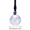 Lumière d'ambiance de camping en plein air, USB, auvent de camping, tente, guirlande lumineuse avec lumières de couleur LED, lumière solaire à 8 modes, boule de cristal