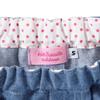 MIKIHOUSE HOT BISCUITS Denim Skirt, Indigo Blue, for Boys and Girls, Size M (100-110cm), 71-1701-979