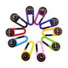 6Pcs Compasses Carabiner Hook ABS Compasses Keychain For Kid Adult Outdoor Hiking Mountaineering Camping Gear Accessory
