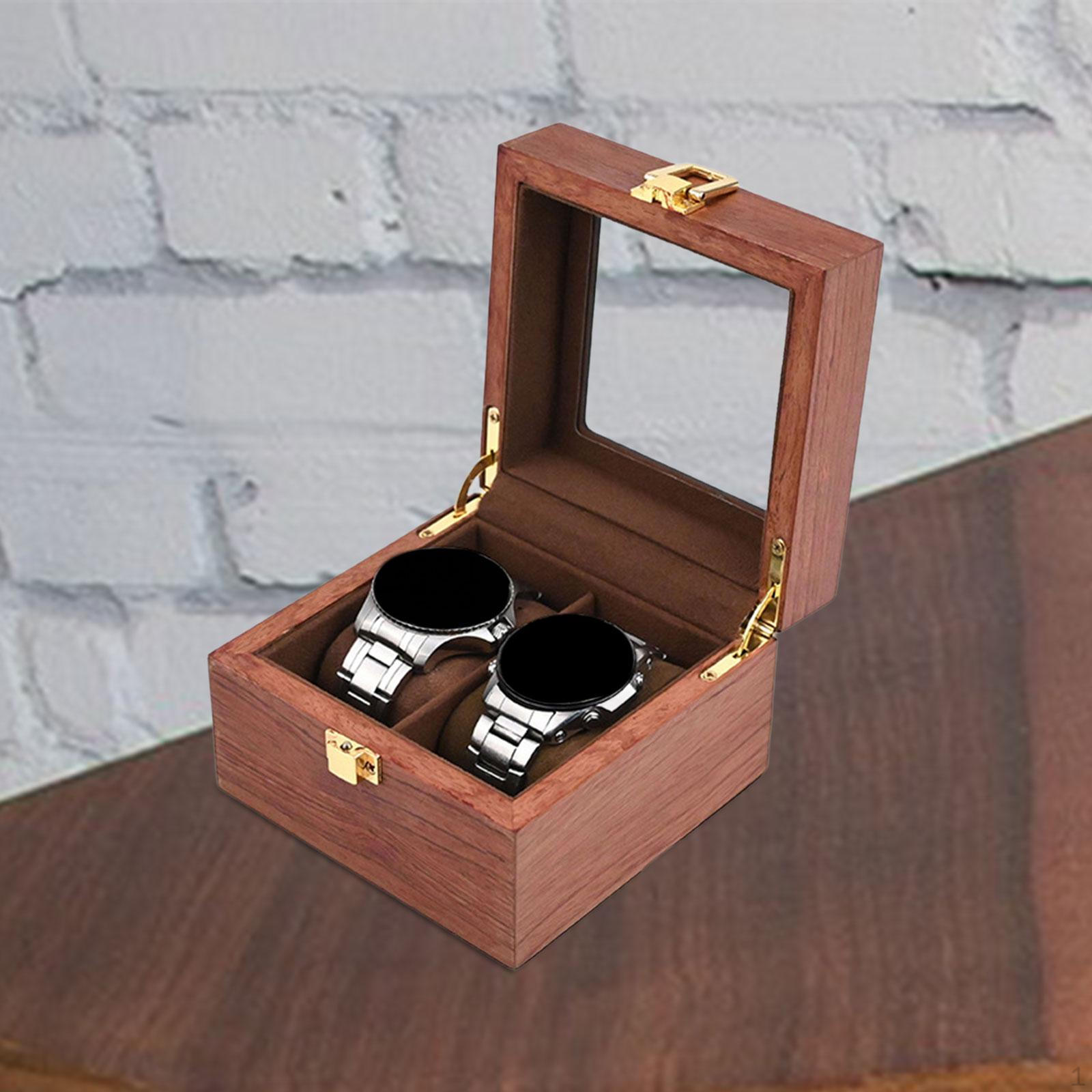 

Коробка для часов, органайзер для ювелирных изделий, чехол для украшения дома, премиум-дисплей для 2 bits