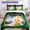 3pcs T-Tinkerbell2 Design Cover Set - HD Printed Bedding with 1 Cover and 2 Pillowcases - Perfect for Home and Dorm Decor