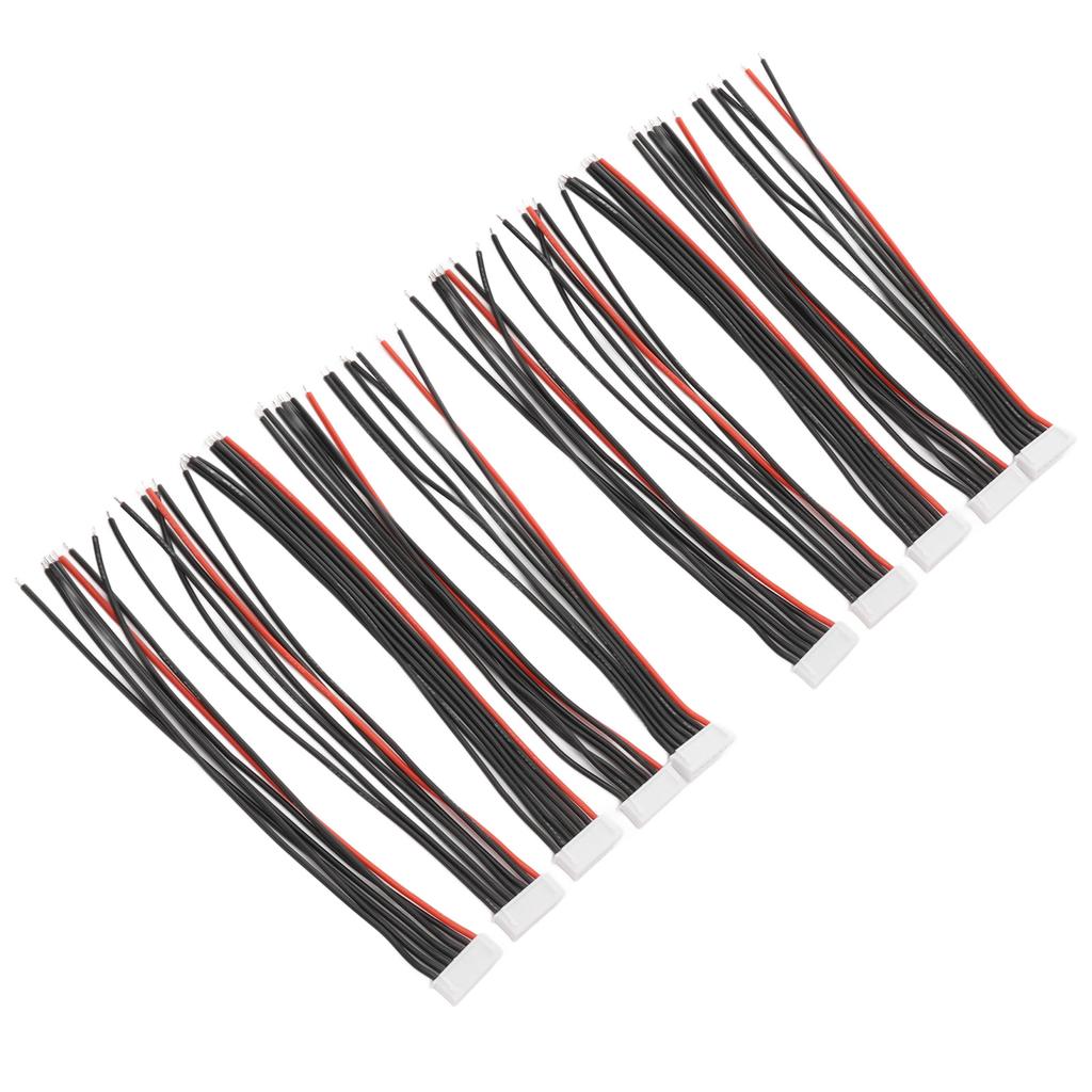 10PCS 6S Balance Plug Extension Cable DIY Tear Resistant Insulation Lithium Battery Balance Charging Cable 5.9in