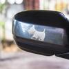 LEDMOMO Car Stickers Set of 2 3D Metal Dog Car