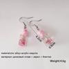 Cute Acrylic Pendants Hook Earrings Sequins Beer Bottle Women Dangle Earrings Korean Fashion Bear Small Earrings Pendientes