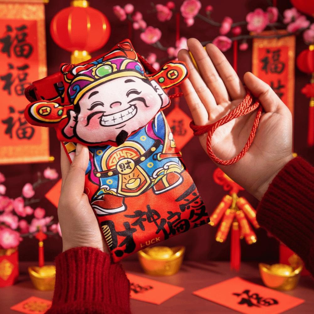 Cartoon Red Envelope Bag Traditional Bless Fortune Pocket Cute Hongbao Children's Use