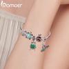 Bamoer 925 Silver Ladybug Charm Fit DIY Bracelet & Bangle Turtle Pendant Jewelry Birds Pendant Animal Charms Collection