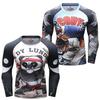 Fight Workout Mma Men'S Long Sleeve MMA Compression T-Shirt Men Boxing Rashguard Blank Bjj Rash Guard Sportswear Tees