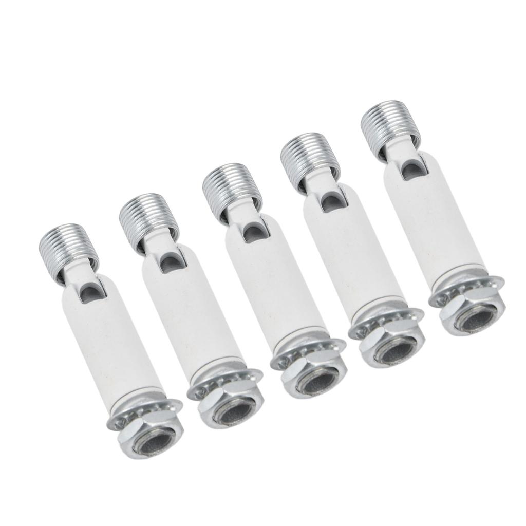 5Pcs M10 Sloped Ceiling Adapter for Ceiling Lamp Pendant Light Chandelier Track Suspension