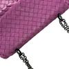 BOTTEGAVENETA INTRECCIATO OLYMPIA Shoulder Bag purple Women used