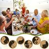 6 Pcs Wood Coasters Funny Cute Cat/Dog Drink Cup Coasters for Coffee Table Bar Kitchen Decor Housewarming Gifts for New Home Couples