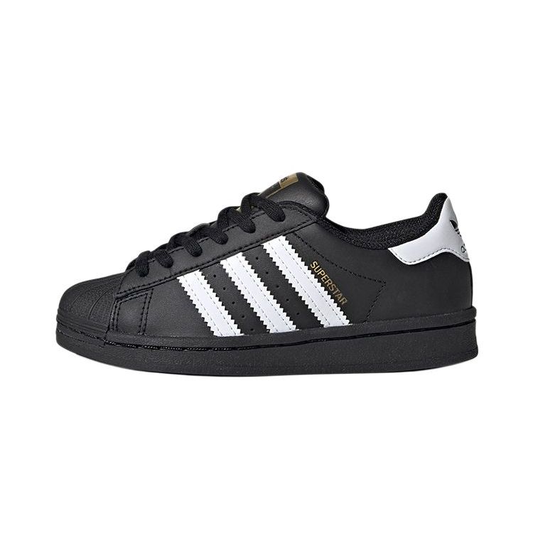 adidas Superstar C Black White Kids Sneakers Core-Black Cloud-White EF5394