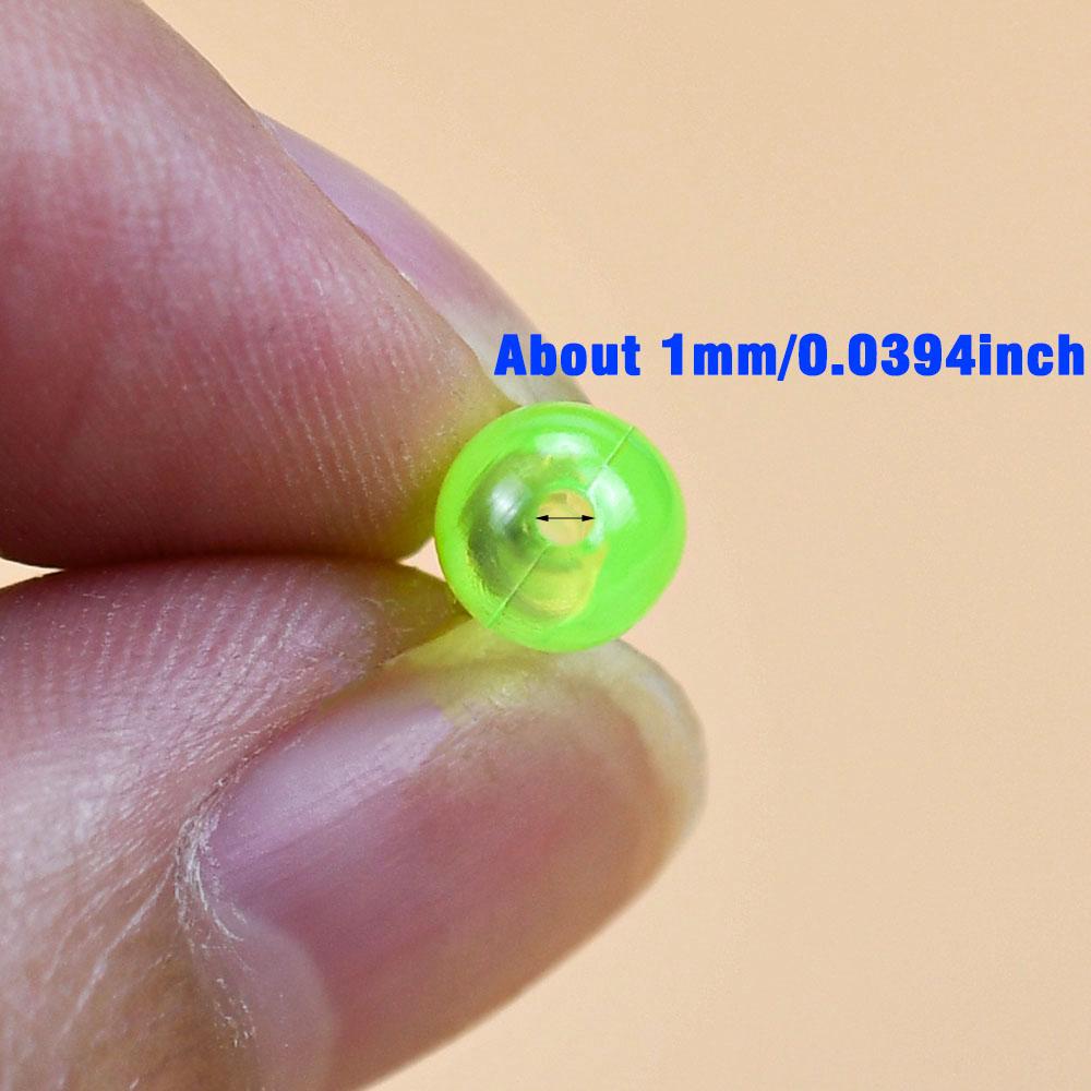 30Pcs Fishing Beads Lures Tackle Kit Inline Spinner Rig for Trout Walleye Perch Lure Making Supplies Fishing Accessories