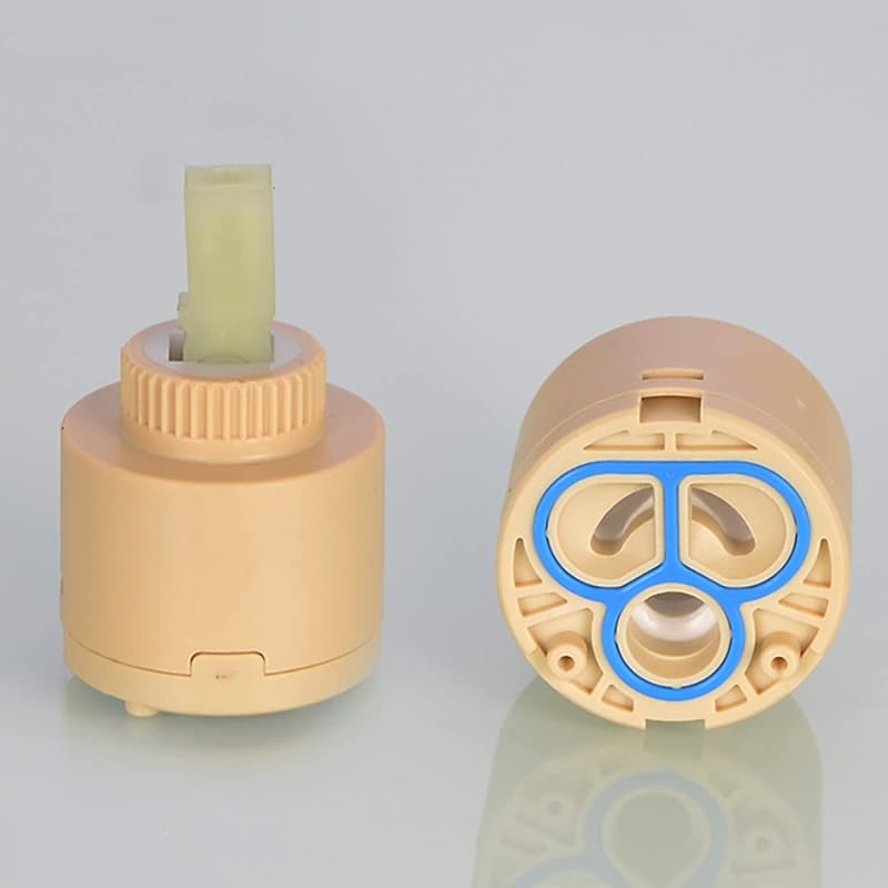 Mixer Tap Cartridge, 25/30/35/40MM Water Replacement Cartridge Ceramic Disc Cartridge Faucet Replace Part Ceramic Cartridges,B-40mm (Color : F 30mm)