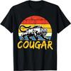 Cougar Funny Cougars Retro Vintage Cougar Lovers T-Shirt