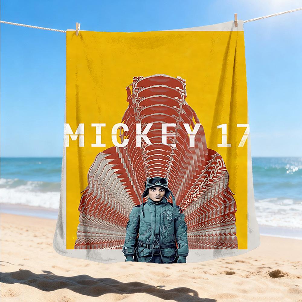 1pc Mickey17 Outdoor Flannel Throw Blanket Soft, Cozy, Warm All Season, Machine Washable, 80x120cm