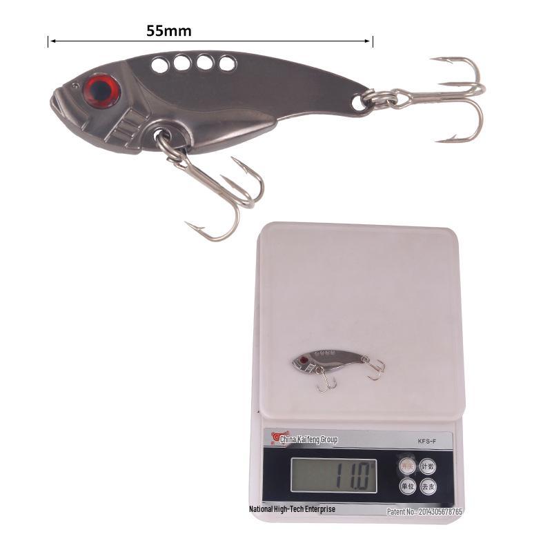 VIB Sinking Metal Vibration Fishing Lure 11g/5.5cm for Freshwater & Saltwater.
