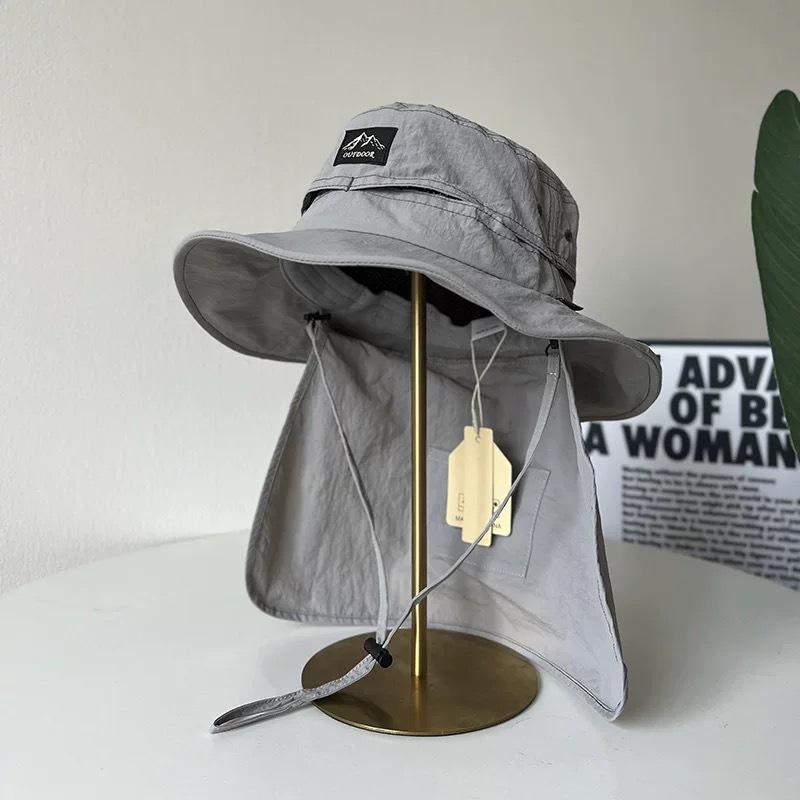 

Літній головний убір, що закриває обличчя, сонцезахисний капелюх для чоловіків і жінок, капелюх рибалки, захист від сонця, УФ, для походів, кемпінгу, туристичний капелюх, капелюх для риболовлі на відкритому повітрі