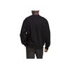 adidas Originals Trefoil Solid Logo Print Crew Neck Sweatshirt Men Sweatshirt Black HK2938