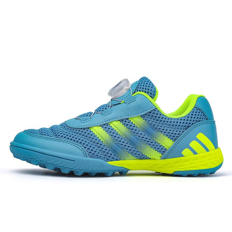 2025 Summer Velcro Breathable Mesh Children's Football Shoes Campus Football Sports Shoes Professional Non-slip Training Shoes