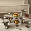 Stainless Steel Dessert Cup Cream Bowl Retro Ice