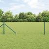 vidaXL Green Hexagonal Fence 0.6x25 M Steel 3353089