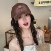 Washed Cotton Cute Bear Embroidered Baseball Cap Men'S And Women'S Spring And Summer College Style Versatile Face Cap