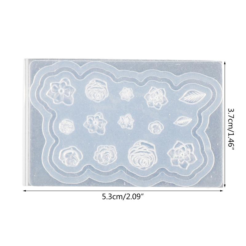 Forma do zdobienia paznokci 3D Silikonowa Kombinacja Forma Dekoracyjna Łuk do Zdobienia Paznokci Narzędzie do Tworzenia Zdobień Paznokci Silikonowy Szablon do Rzeźbienia Forma