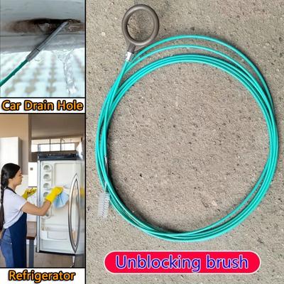 Auto-Ablaufloch-Reinigungsbürste 3M Flexibles Auto-Ablauf-Reinigungswerkzeug Schiebedach-Reinigungswerkzeuge Wiederverwendbares Kühlschrank-Ablauf-Reinigungswerkzeug