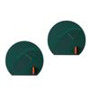 Flat Suction Silicone Drain Cover Plug Bathtub Sink Hair Stopper Set of 2 Multipurpose Use for Home and Hotel Bathrooms
