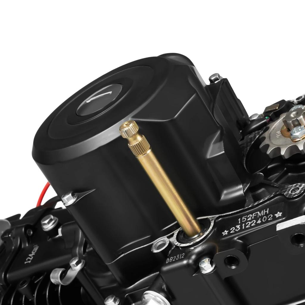 Motor de 7,64 cv 125cc 4 Tempos Kit de Motor para Bicicleta Motor de ATV Transmissão Semi-Automática de 4 Velocidades com Ignição CDI Monocilíndrico