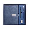 Custom Logo School & Business Notebook Set Wired Glue Bound PU Leather Cover Notepad Gift for Students and Professionals