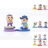 Crayon Shinchan Pvc Figurine Set For Cake Car And Desktop Decor Six Cute Models