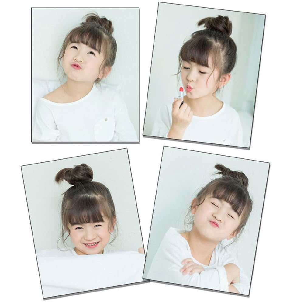 YIBOOOM Curly Scrunchies (2-Piece Set), Perfect for Wigs, Buns, and Small Chignons, Perfect for Kimono, Shichi-Go-San, Coming-of-Age Ceremonies, and