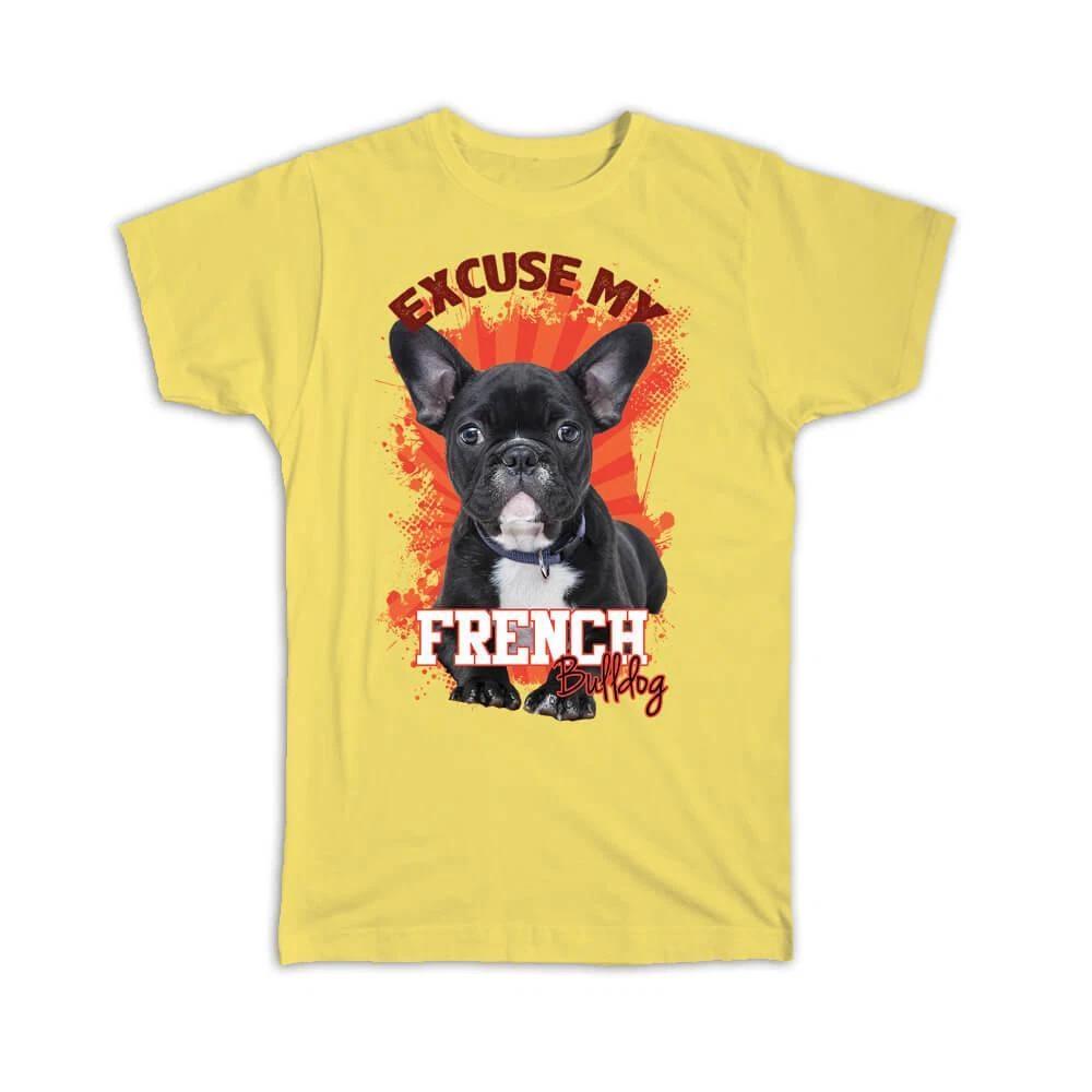 Gift T-Shirt : French Bulldog Puppy Cute Pet Dog Animal Hearts Valentines Day L