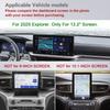 Center Console Dashboard Organizer for 2025-2026 Ford Explorer 13.2-Inch Behind Screen Dash Board Tray Phone Holder Accessories