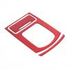 Red Carbon Fiber Console Gear Shift Panel Cover Trim For Infiniti G37 2007-2013