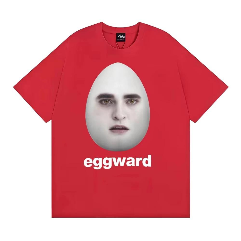 Twilight Eggward Funny Meme TShirt Edward Cullen Parody TShirt Robert Pattinson TShirt Unisex Casual Comfortable Tshirts