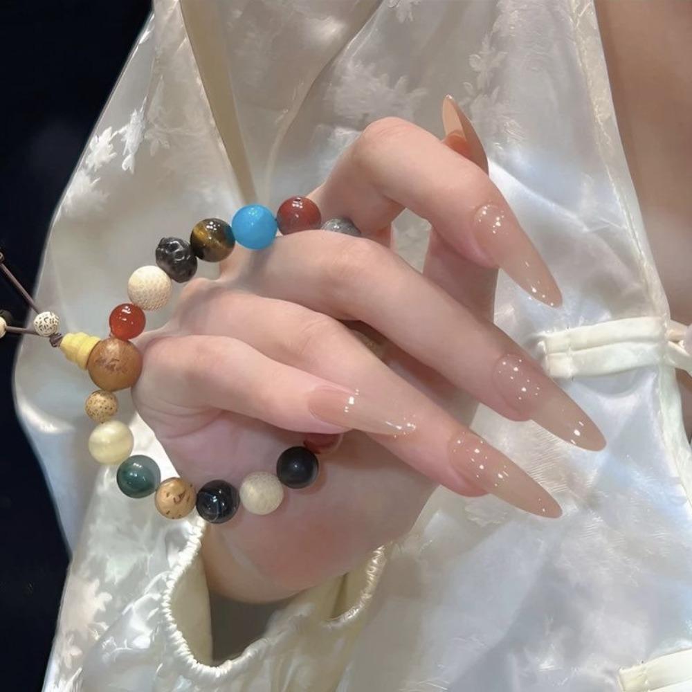 Frühling und Sommer Wind Tragen Nagel Reiner Wunsch Nagelpflaster Aufhellend Abnehmbares Nagelstück Langes und kurzes Nagelstück Fertigprodukt