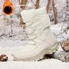 Winter Women Ankle Boots Keep Warm Women's Snow Boots Outdoor Slip On Platform Women's Hiking  Thickened Plush Women