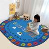 Animal Number Educational Carpet Cartoon Pattern Play Mat Kids Education Hopscotch Carpet  Bedroom