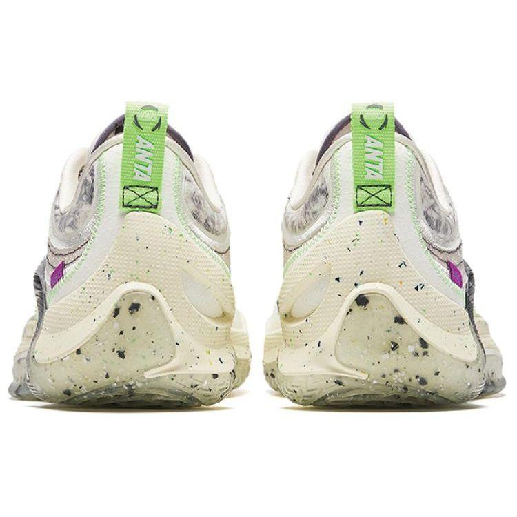 Anta Shunxi 1 ESG Pudding Nitrogen Technology Professional Performance Shock Absorption Wear-Resistant Low-Top Basketball Shoes 912411111Q-5