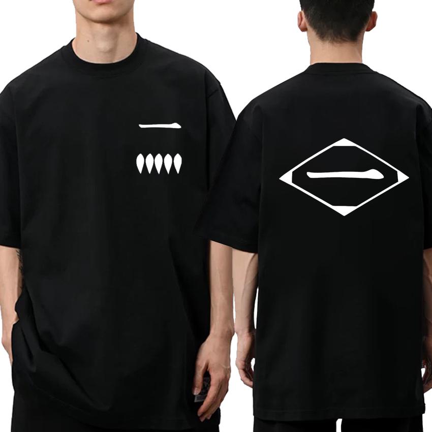 2025 Hot Sale Anime Cotton Harajuku T Shirt Men Women Bleach Cosplay Short Sleeve T-shirts Unisex Zaraki Kenpachi Cotton Tops