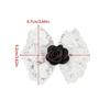 Summer Spring Flower&Lace Bowknot Hairpin for Woman Ponytail Braids Hair Clip