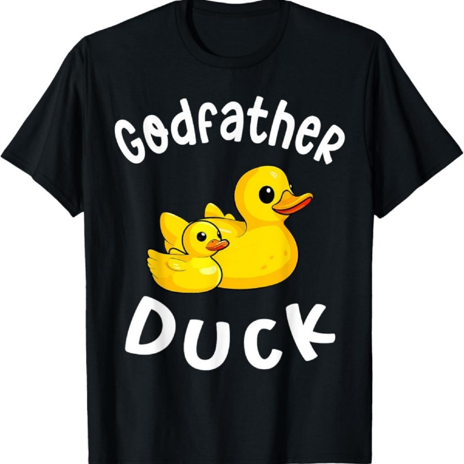 

Крестный отец Утка День рождения Резиновая уточка Детская Семейная Парная Футболка XXXXXL чёрный