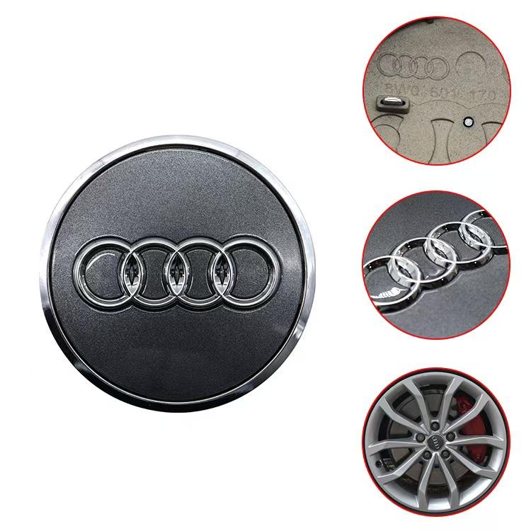 4 stk. For Audi A1 A3 A4 A5 A6 A7 4 stk. 60/61/68/69 mm Bilfelg Senterkapsel Felgkapsel C7 C6 C5 B5 B6 B7 B8 B9 D3 Q3 Q5 Q7 TT