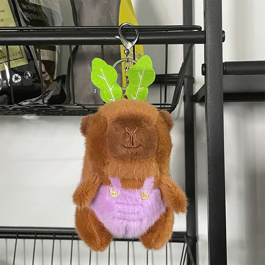 

Capybara Quality Premium Plush Animal Toy With Short Plush Material Great For Snuggling Decor And фіолетовий