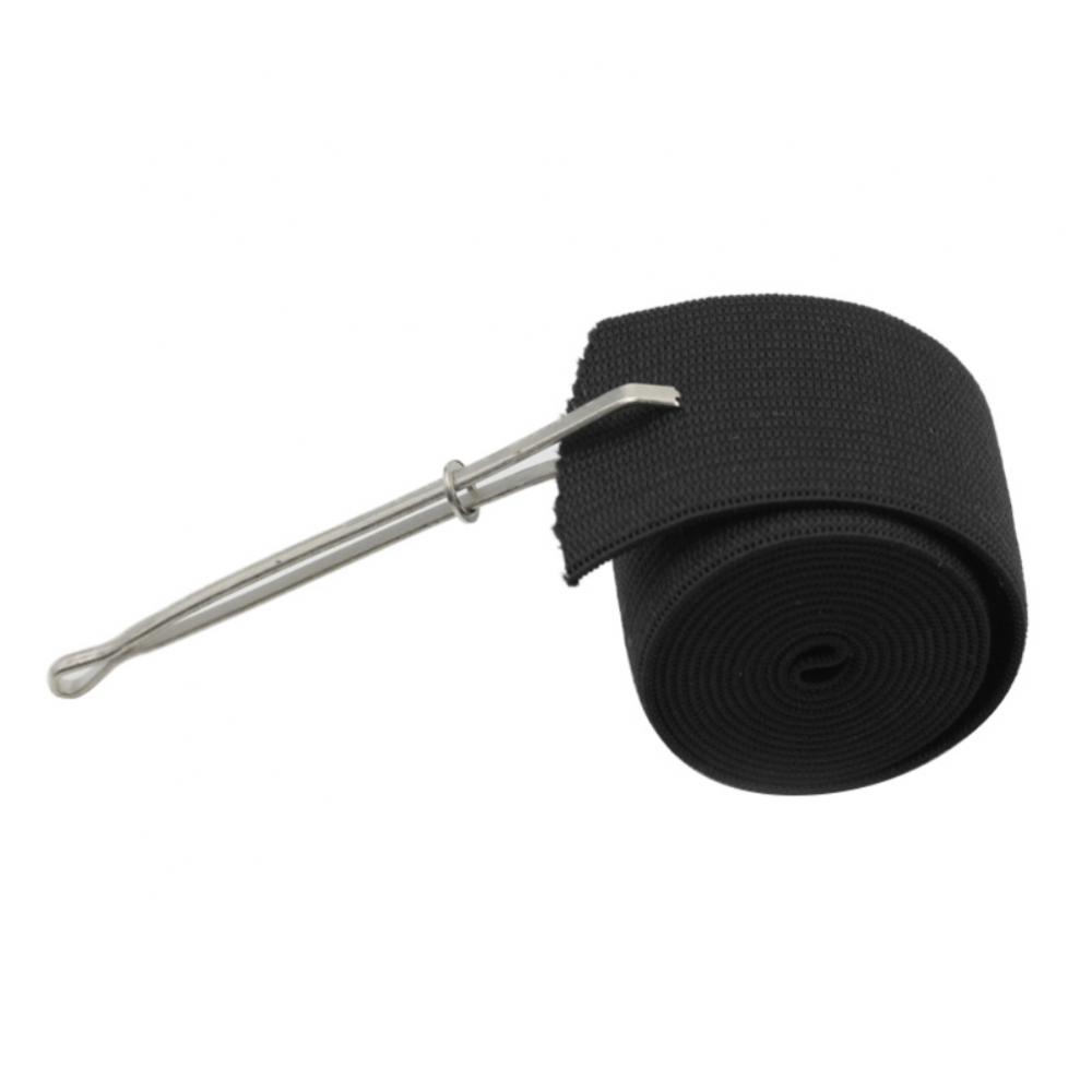 2Pcs/set Elastic Metal Drawstring Rope Threaders Sliver Split Pins Fixer Self-Locking Tweezer For Apparel Sewing Supplies