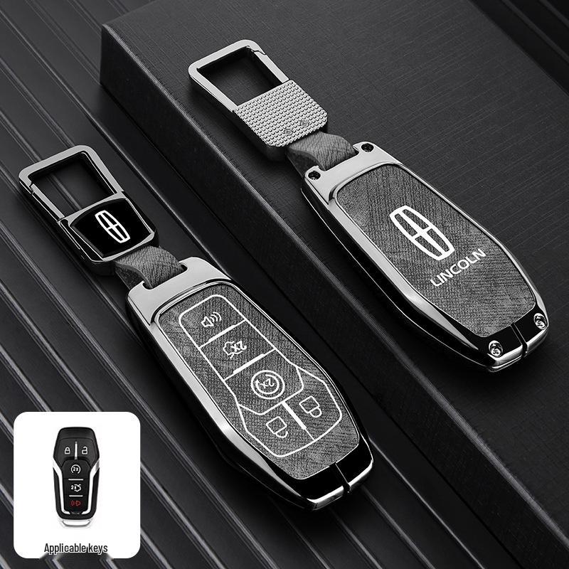Lincoln Adventure Key Case: Fits Navigator, Aviator, MKZ, Continental, MKC, MKX Models