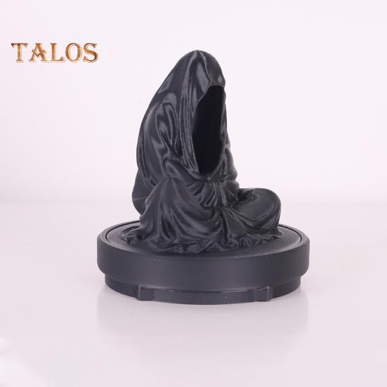 Meditation Dead LED Candlestick Mysterious Ghost Candle Holder for Halloween Home Desktop Decoration